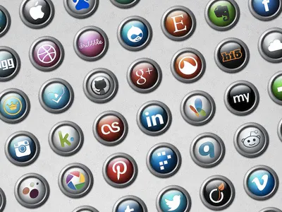 Social Orbs freebies icons png social