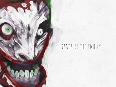 Joker concept illustration krichmar phone sketching