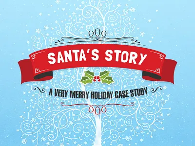 Social Logic Christmas Landing Page brass design designbrass graphic html5 inforgraphic