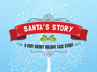 Social Logic Christmas Landing Page brass design designbrass graphic html5 inforgraphic