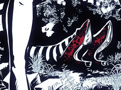 Dorothy - Killer of Wicked Witches comic dark dorothy flying monkeys illustration ink line art manga studio wizard of oz