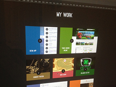 New Portfolio Layout 1140 grid layout portfolio web design