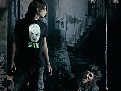 Santologia launch campaign apparel art direction dark fashion licensing teens