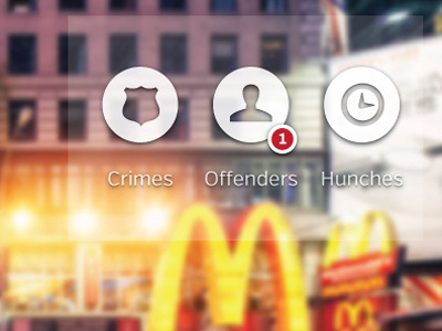 Google Glass for Police app augmented reality design glass google interface police prototype ui