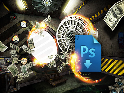 Squarespace Vault PSD by ilan Dray :D 3d bombs clock creation design dirt dollar dray explosion freebies game goodies ilan light lights money monitor montage neon photoshop pressure psd ray smoke squarespace squarespace commerce stairs strips underground vault