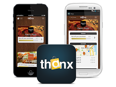 Thanx App 2.0 Promo android app ios iphone iphone app loyalty mobile promo thanx