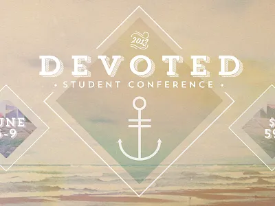 Devoted Promo Piece branding conference logo promotional youth