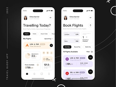 Flights App airport app design book booking dashboard flights ios minimal minimal design mobile app mobile application plane saas startup ticket travel travel agency trip vacation webdesign