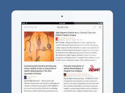 docwise app docwise ios ipad journal medical reading
