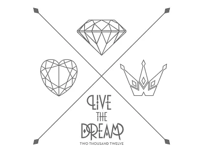 Live The Dream 2012 Crest branding conference promotional