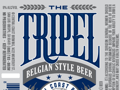 Belgian StyleTripel beer logo