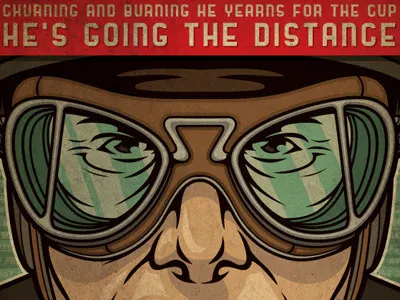 Vintage Race design cake design fast goggles mike ray race car retro speed the dinstance vector vintage winner