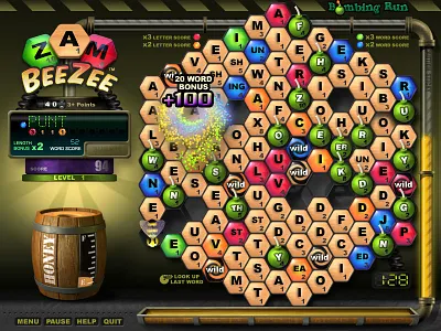 Zam Beezee word game zam beezee