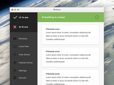 Mixture App app icons macapp mixture ui