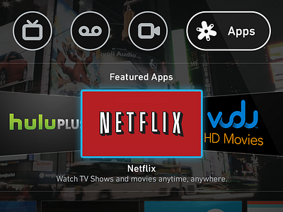 Apps 10 foot apps media tv
