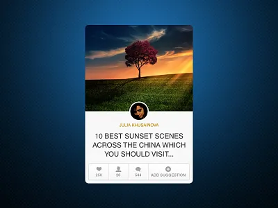 Article Preview on Homepage article delete design download dubai edit files icons interface design listing login profile profile page project sign in sign up social network state statistics subpage ui ux ux document views web website website design widget