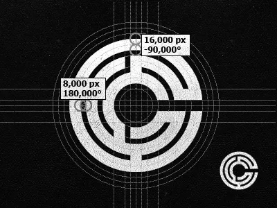 C Mark Construction brand dynamic measure tool edm inception logo mark monogram pathscribe symbol