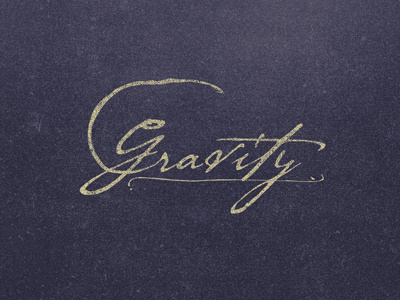 Gravity Records gravity identity illustration label mark music records retro type
