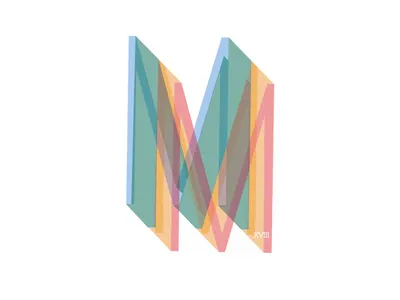 Multiplicity Logo art fonville illustrator light logo type vector