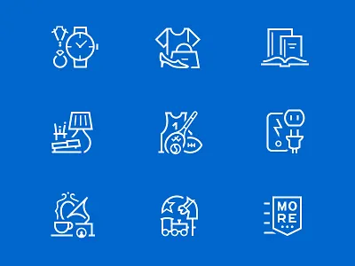 Icons for Value Appraisal App antiques app application ball books clothing coins collectibles ebay electronics fashion football horse icon icons iphone iphone 5 jersey jewelry lamp more ring shirt shoes stapler tecup toys train watch