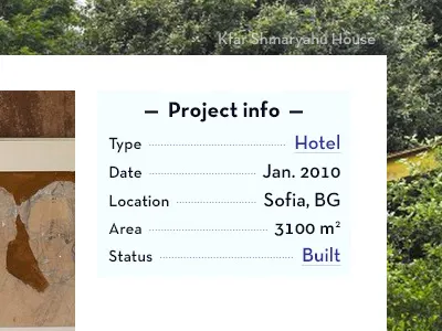 Project architecture blue design flat project red studio typography web