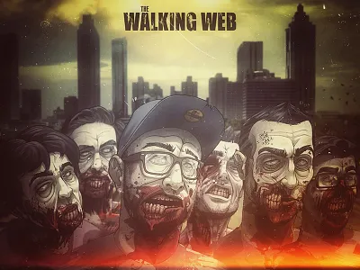the Walking Web amc character dead dune dunedzn france illustration nantes thewalkingdead thewalkingweb twd tww walking walkingdead walkingweb web zombie zombies