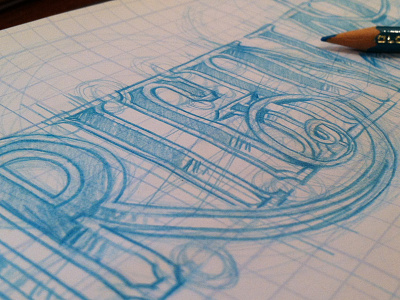 Lettering lettering logo ornate