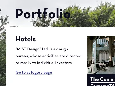 Portfolio architecture blue design flat portfolio red studio typography web