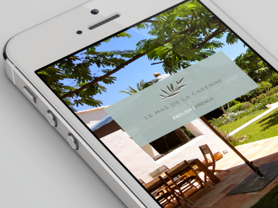 Le Mas De La Garenne creative house identity logo mobile pictures summer