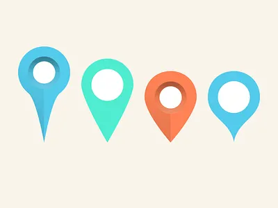 Map Markers (PSD) free freebie map marker pin psd