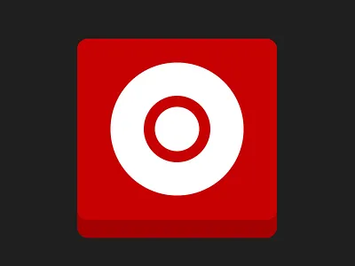 Target Icon app icon icon ios minimalist psd red target