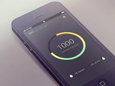 Calorie Counter (WIP) app calorie calories counter food ios iphone iphone 5 simple tracker