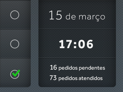 Table management check interface ipad management menu restaurant table
