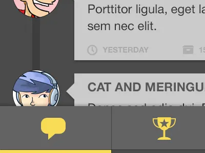 Inkd Stream Flat comics flat stream timeline ui