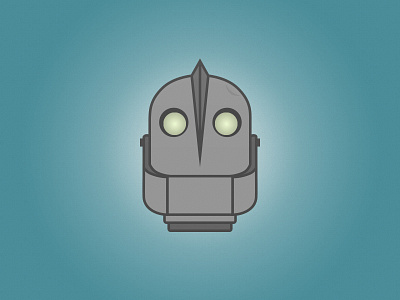 The Iron Giant illustration rebound vector