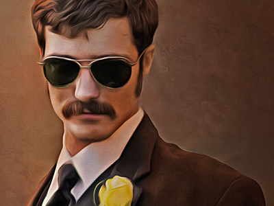 A painting for Bennett's friend bday digital painting illustration