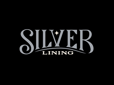 Silver Lining lettering design doodle drawing lettering logo typography