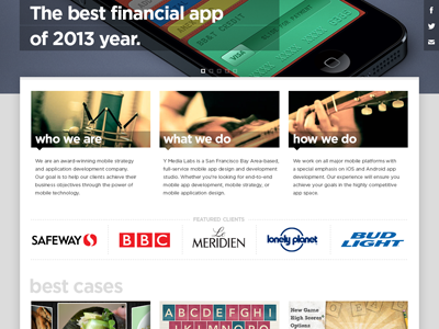 I do websites sometime :) clean portfolio typography ui web