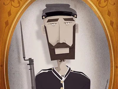 Unknown Soldier cartoon character illustration