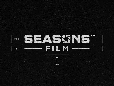 Seasons Film - Logo Design animation brand company film logo logotype mark movie picture seasons trademark typography