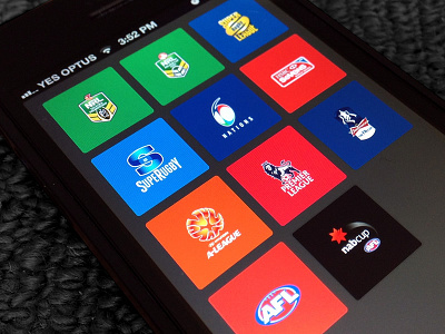 NextGame - Home screen ios menu nextgame ui