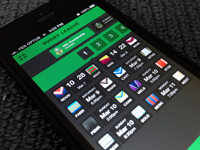 NextGame - NRL ios nextgame ui