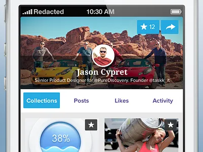 Mobile Profile andriod fireworks ios responsive web app