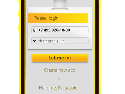 login android interface design ios login looi mobileweb photoshop ui
