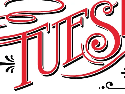 Tony's Tuesday Reader digitas lettering masthead typography