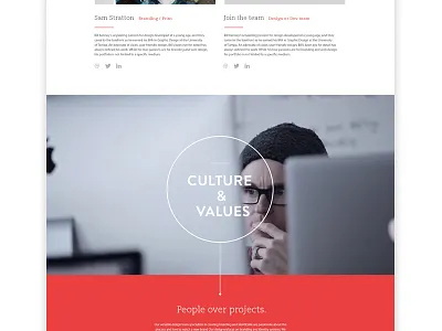 About Focus Lab branding charlie clean design focus lab new red responsive web web design