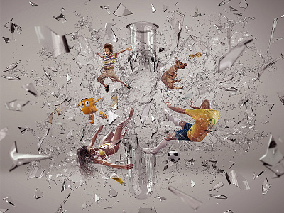 Capa Anuário Minas ampoule dog explosion soccer water