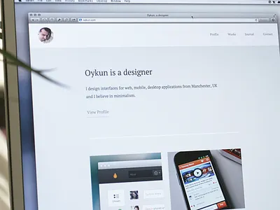 New portfolio site blog dribbble illustration instagram oykun portfolio rdio twitter ui web web ui webdesign zerply