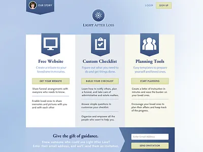 Light After Loss app edmond sans funeral planner planning