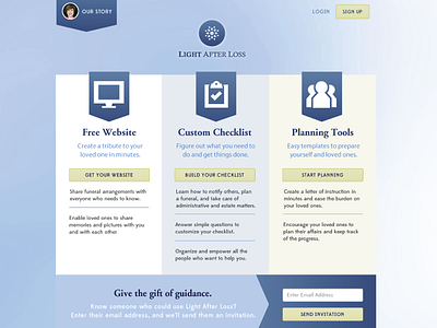 Light After Loss app edmond sans funeral planner planning
